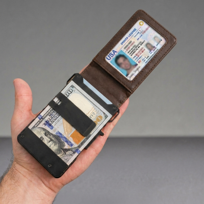 Exnory MagVault® Minimalist Wallet - Maximum Capacity. Minimal Footprint.