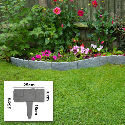 ✨ 50% OFF!🌿 Looks Real Stone💥Imitation Stone Garden Fence